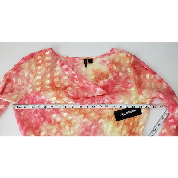 Essentials by Milano Blouse ~ 3/4 Sleeve Cowl Neck ~ Size Medium ~ NWT / NEW - Picture 3 of 6